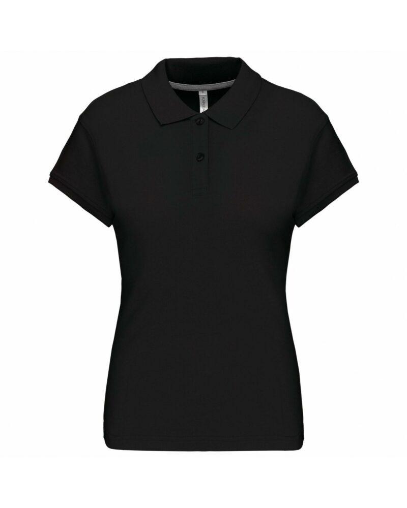 Polo manches courtes femme black