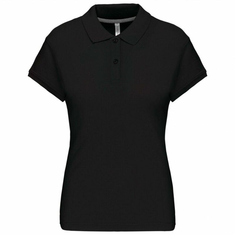 Polo manches courtes femme black