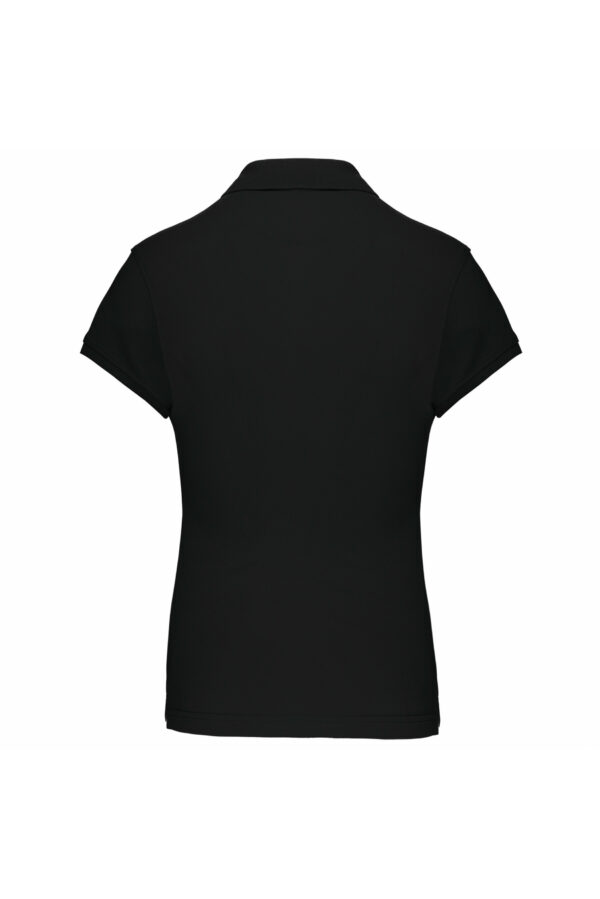 Polo manches courtes femme black – Image 2