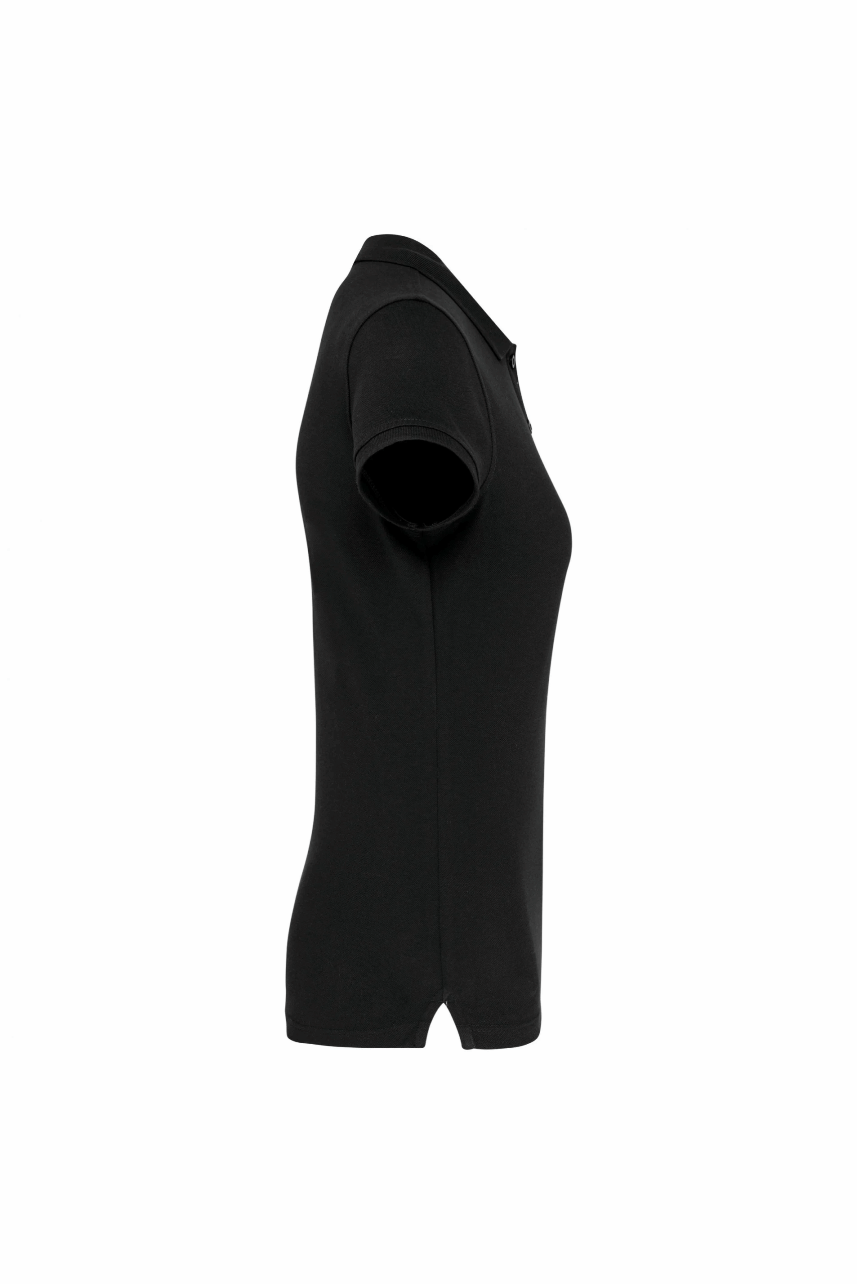 Polo manches courtes femme black manche