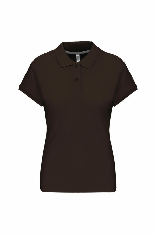 Polo manches courtes femme chocolate