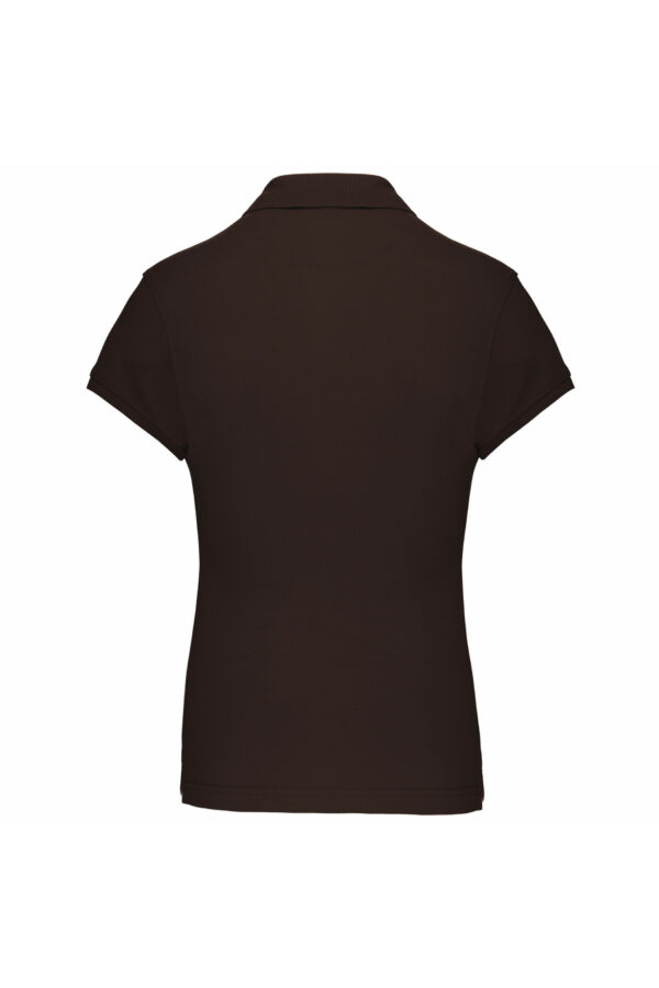 Polo manches courtes femme chocolate – Image 3