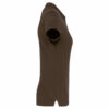 Polo manches courtes femme chocolate manche
