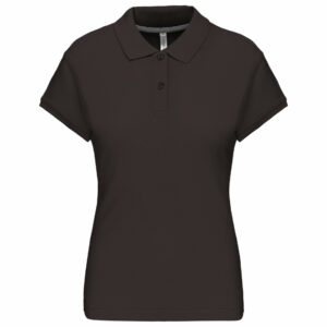 Polo manches courtes femme dark grey