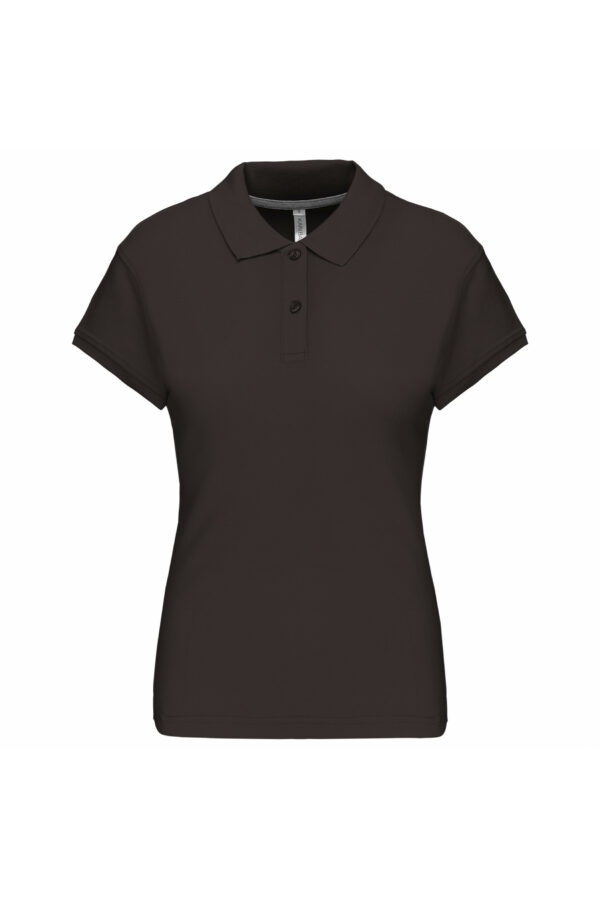 Polo manches courtes femme dark grey