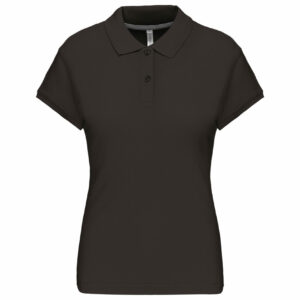 Polo manches courtes femme dark grey