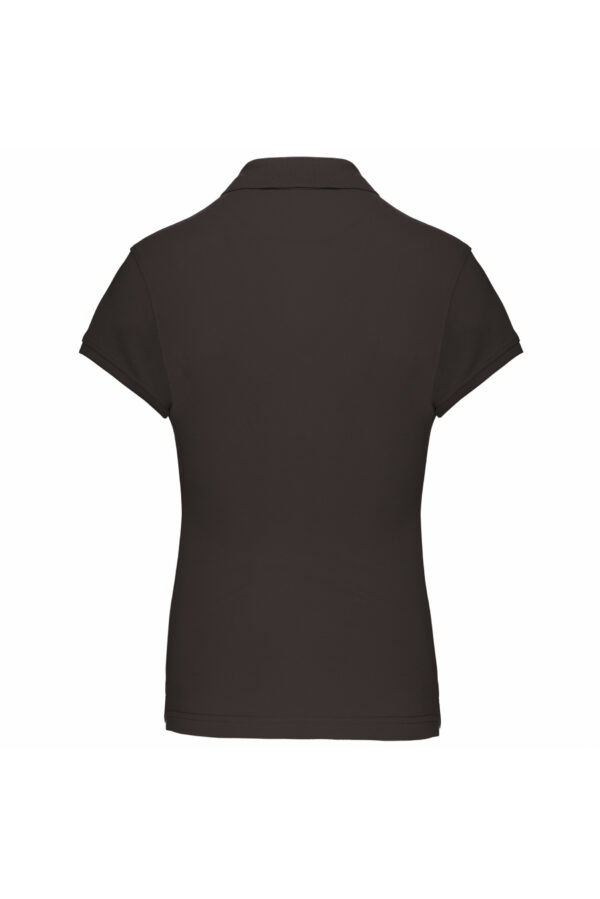 Polo manches courtes femme dark grey – Image 2