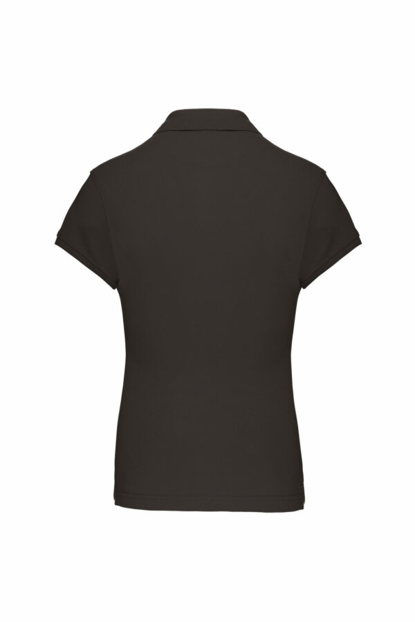 Polo manches courtes femme dark grey – Image 2