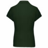 Polo manches courtes femme forest green dos