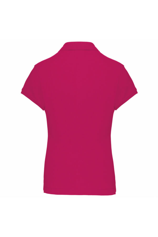 Polo manches courtes femme fuchsia – Image 3