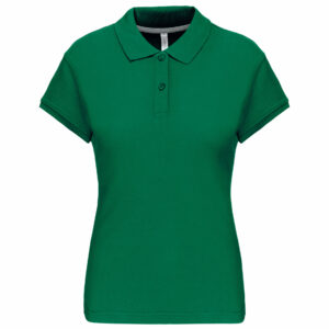 Polo manches courtes femme kelly green