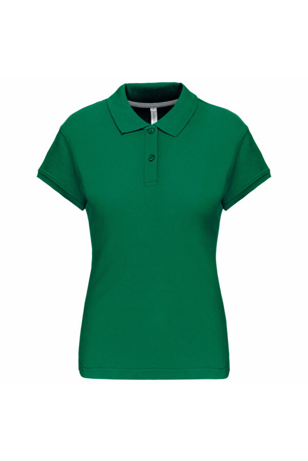 Polo manches courtes femme kelly green