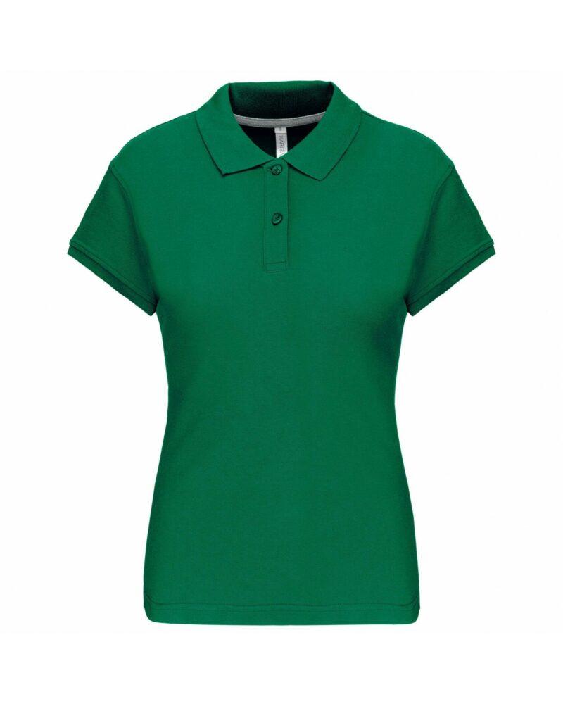 Polo manches courtes femme kelly green