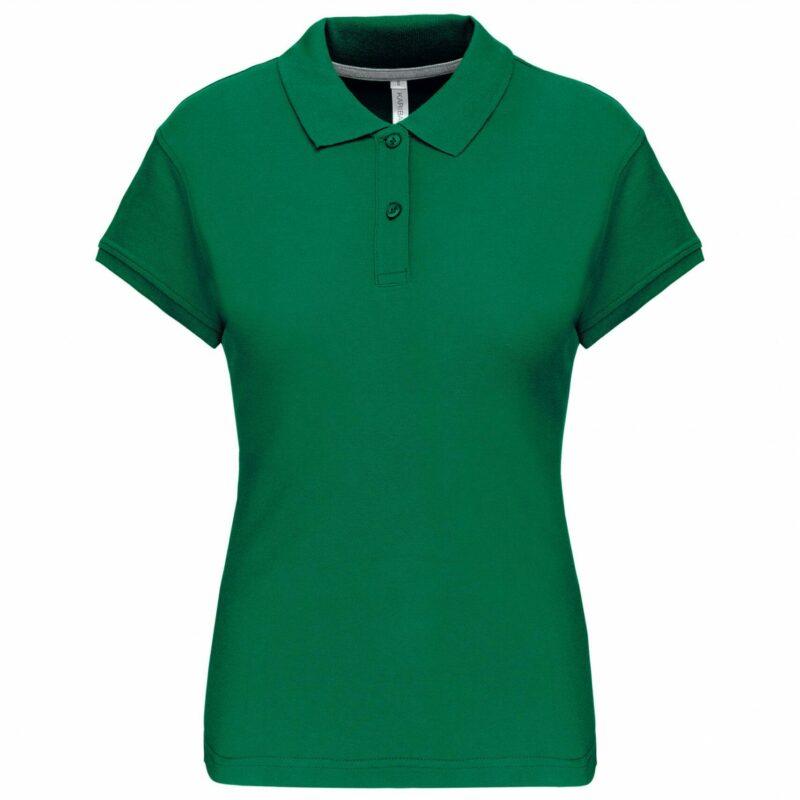 Polo manches courtes femme kelly green