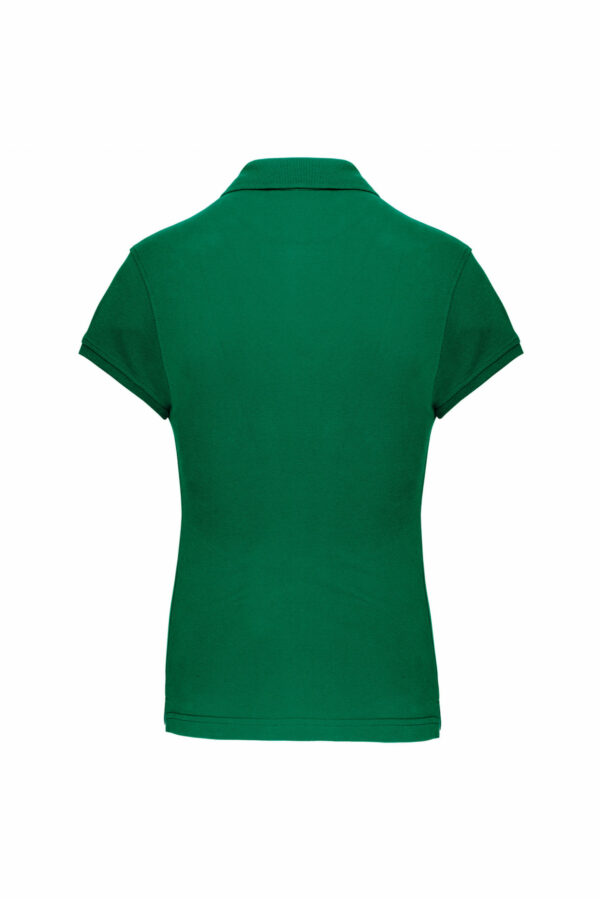 Polo manches courtes femme kelly green – Image 2