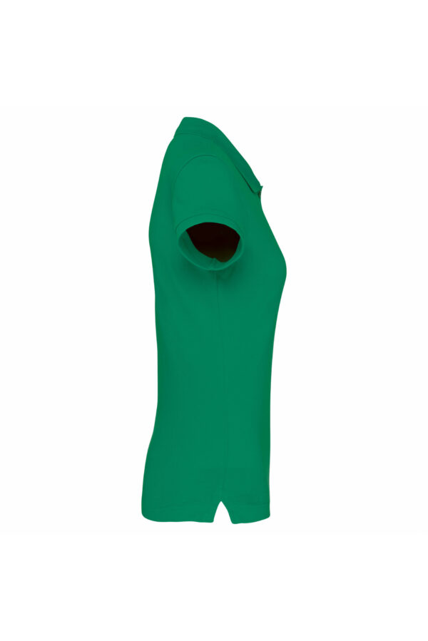 Polo manches courtes femme kelly green – Image 3