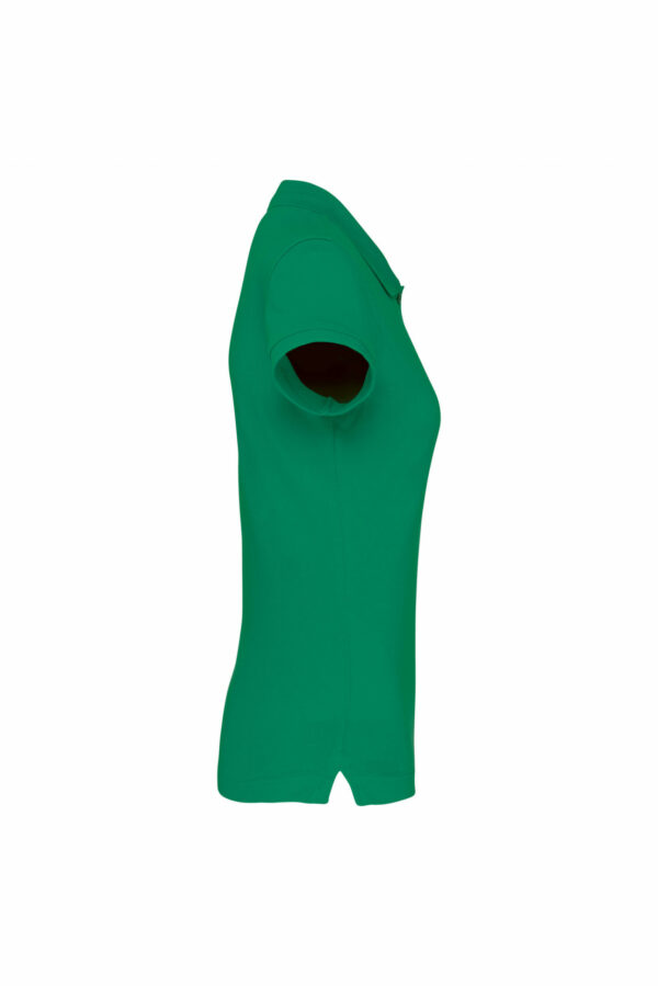 Polo manches courtes femme kelly green – Image 3