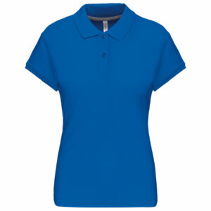 Polo manches courtes femme light royal blue
