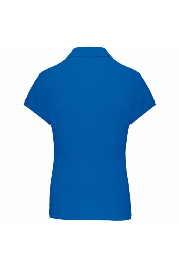 Polo manches courtes femme light royal blue – Image 3
