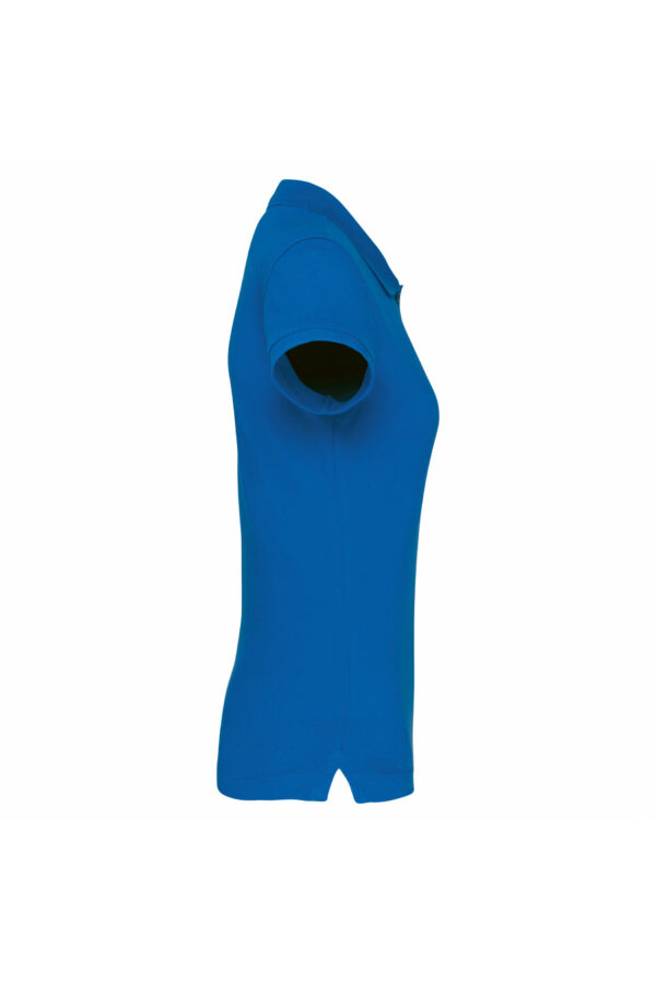 Polo manches courtes femme light royal blue – Image 2