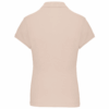 Polo manches courtes femme light sand dos
