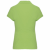 Polo manches courtes femme lime dos