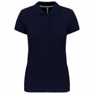 Polo manches courtes femme navy