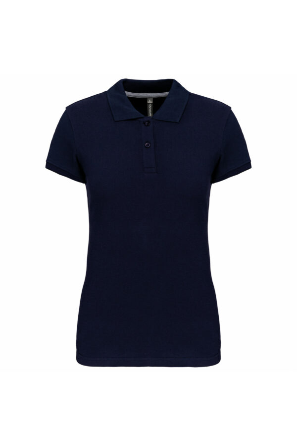 Polo manches courtes femme navy