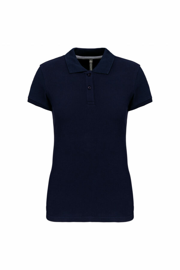 Polo manches courtes femme navy