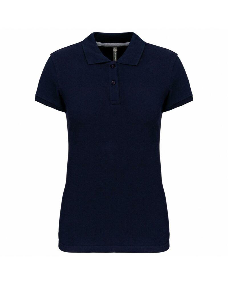 Polo manches courtes femme navy