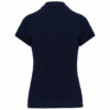 Polo manches courtes femme navy dos