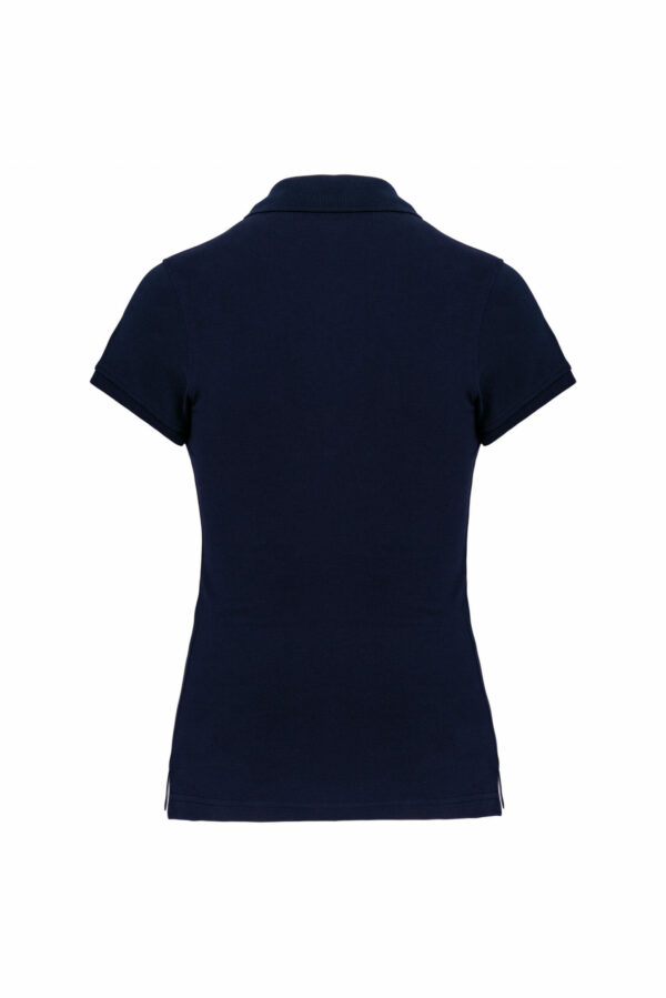Polo manches courtes femme navy – Image 2