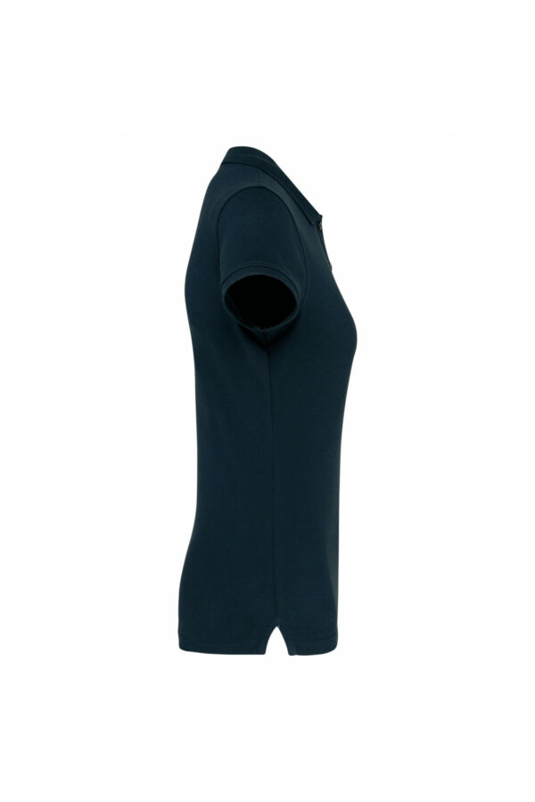 Polo manches courtes femme navy – Image 3