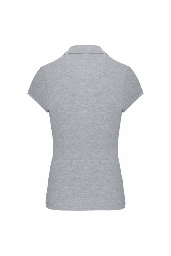 Polo manches courtes femme oxford grey – Image 2