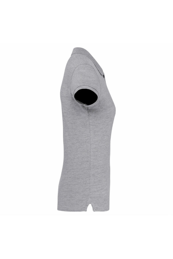 Polo manches courtes femme oxford grey – Image 3