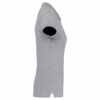 Polo manches courtes femme oxford grey manche