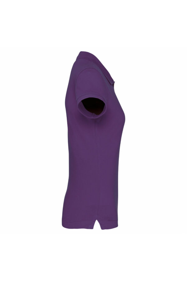 Polo manches courtes femme purple – Image 2