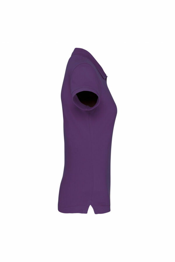 Polo manches courtes femme purple – Image 2