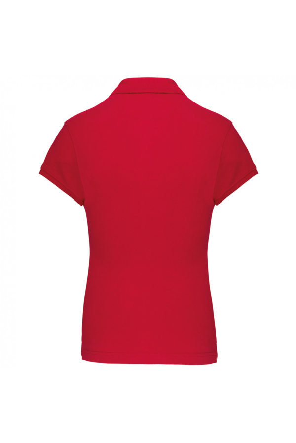 Polo manches courtes femme red – Image 2