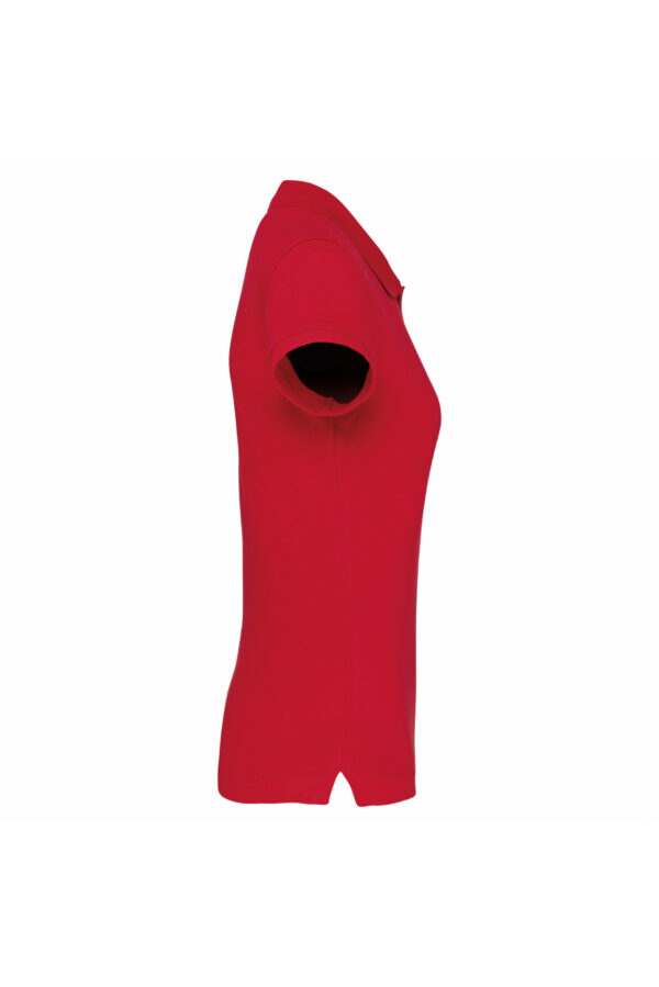 Polo manches courtes femme red – Image 3