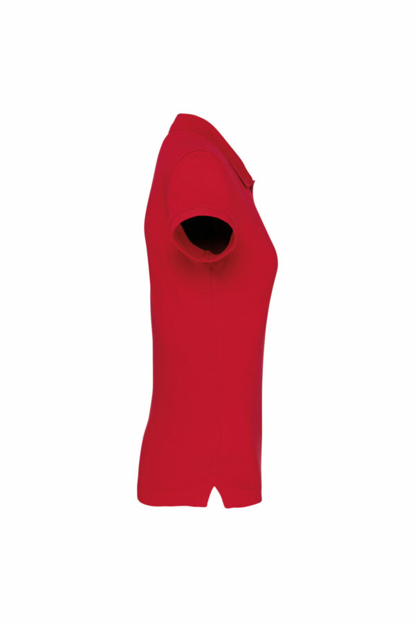 Polo manches courtes femme red – Image 3