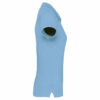 Polo manches courtes femme sky blue manche