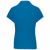 Polo manches courtes femme tropical blue dos