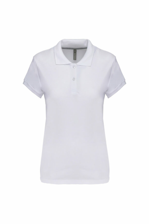 Polo manches courtes femme white