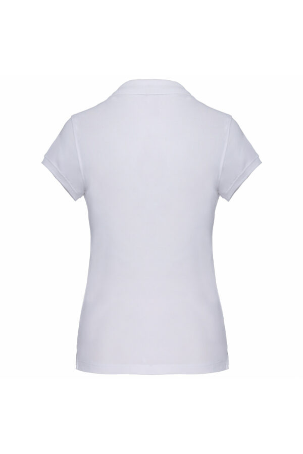 Polo manches courtes femme white – Image 2