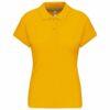 Polo manches courtes femme yellow avant