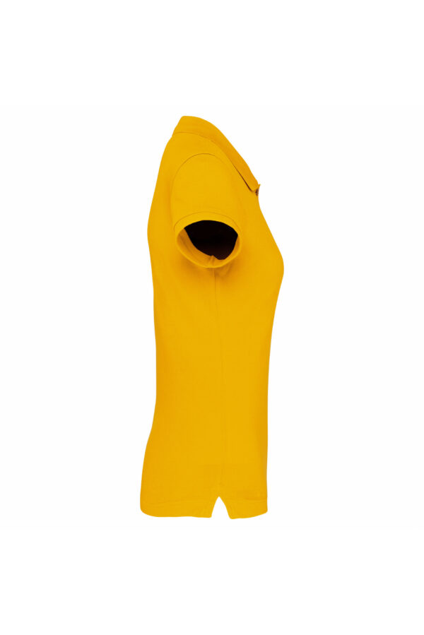 Polo manches courtes femme yellow – Image 3
