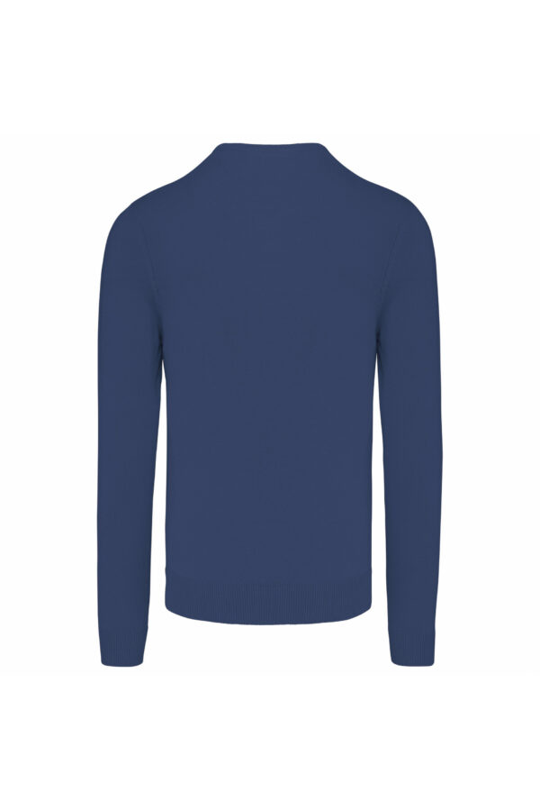 Pull col V homme deep blue – Image 2