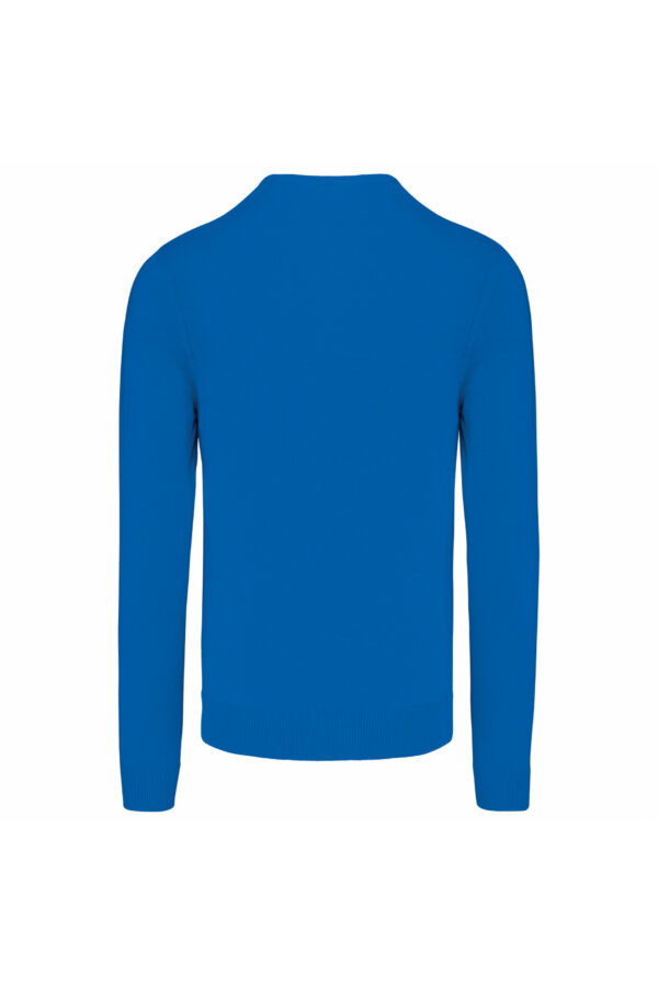 Pull col V homme light royal blue – Image 2