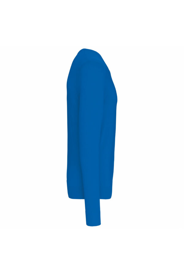Pull col V homme light royal blue – Image 3